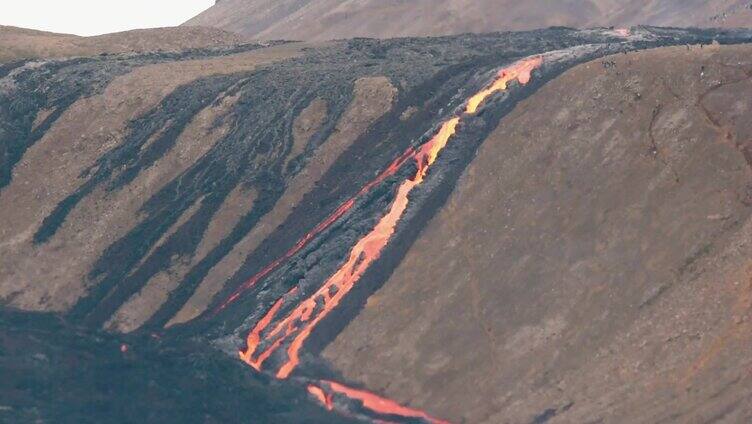 火山 星空 烟火