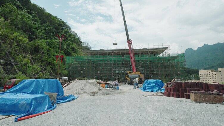 国际货场联检大楼造型建设 工程项目建设