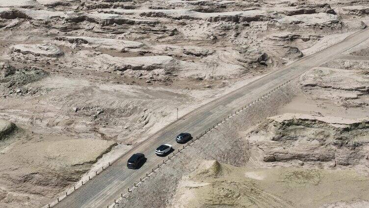 青海茫崖冷湖镇火星一号公路