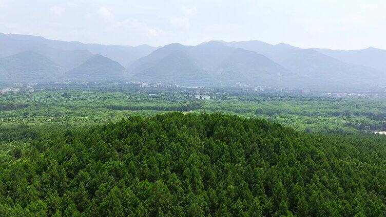 西安临潼秦始皇帝陵航拍全景大景【组镜】