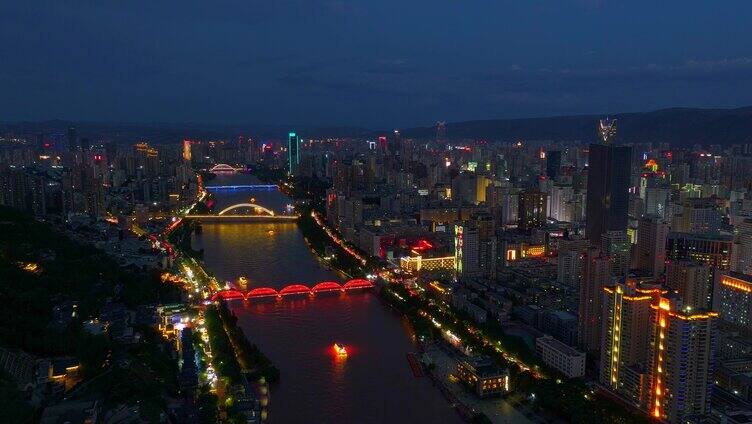 兰州城市风光大景延时合集【组镜】