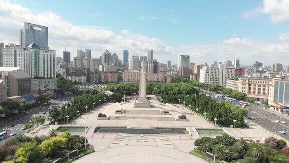 南昌八一起义纪念碑军旗升起的地方