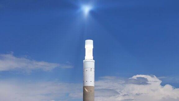 新能源塔式光热发电厂德令哈光能