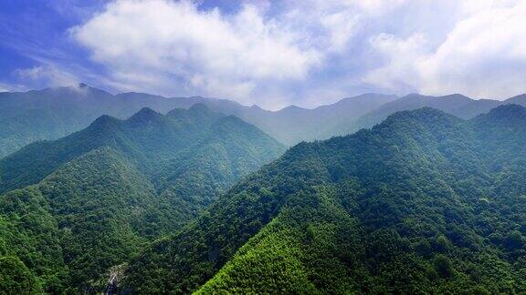4K庐山延时自然风光航拍风景旅游云海景观