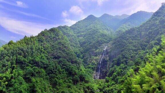 超高清庐山云雾航拍风景旅游山脉景观