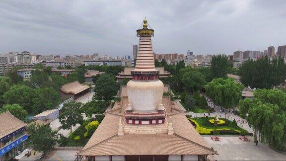 张掖大佛寺宗教佛塔佛教寺院