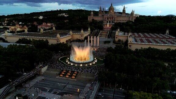 巴塞罗那的魔法喷泉