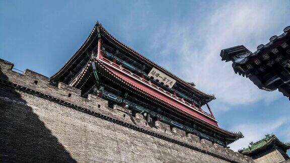 故宫和居庸关长城的时间流逝中国北京