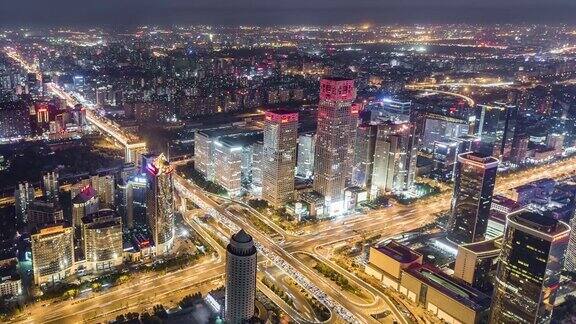 ZI鸟瞰图美妙的城市景色北京中国