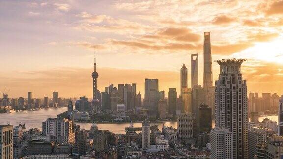 日落上海中国
