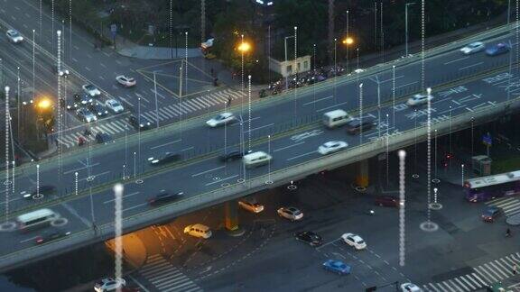 智能智慧交通高架快速路城市发展