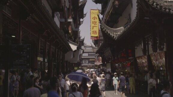 中国上海的老街