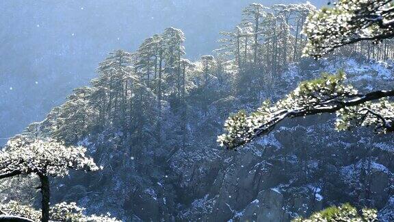 黄山雪山