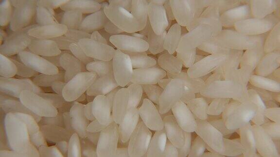 稻子落在稻子里米的微距镜头