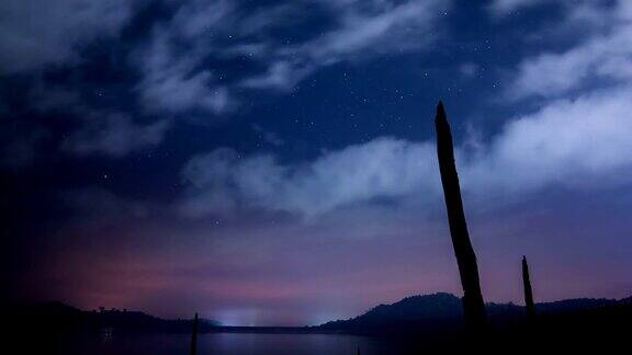 夜空时光流逝