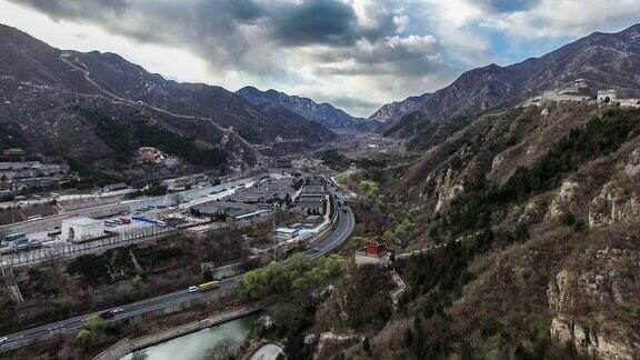 居庸关长城鸟瞰图北京北京