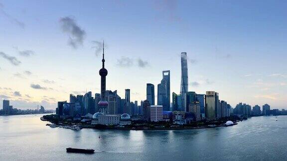 上海城市景观鸟瞰图上海中国