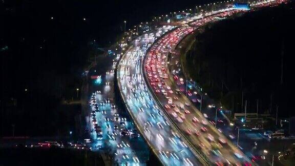 RushHourTrafficatNight北京中国