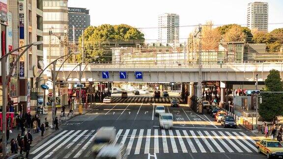 上野美洋子购物区的交通道路