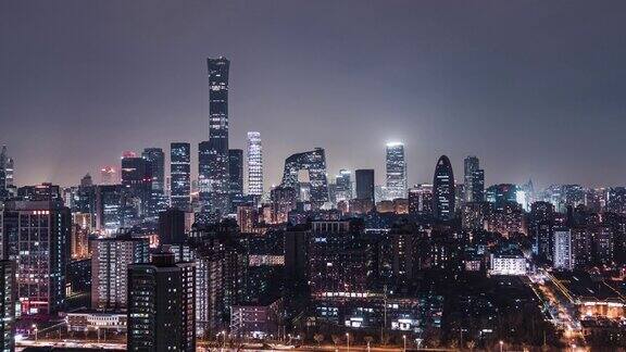 北京市中心夜景