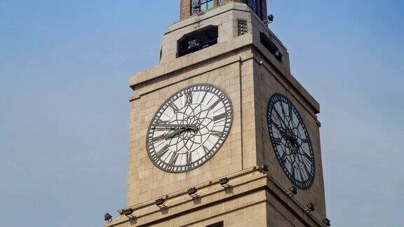 上海海关的手表时间流逝