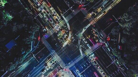 无人机视角下的夜间城市交通