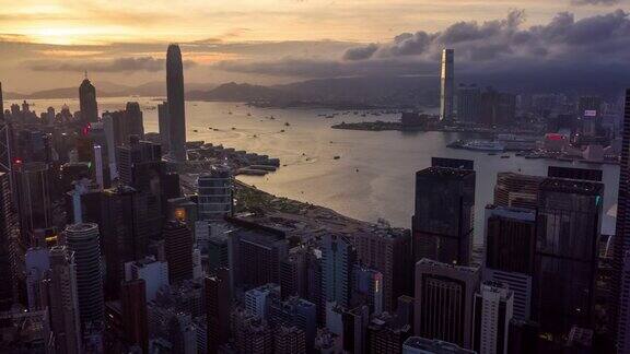 香港城市景观延时摄影