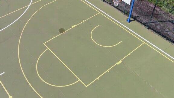从上面看是篮球场