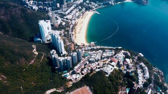 香港浅水湾无人机拍摄