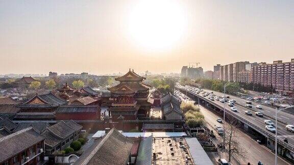 北京雍和宫喇嘛庙时间流逝
