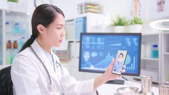 智能手机上的远程医疗概念