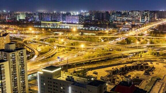 北京夜间的交通延时