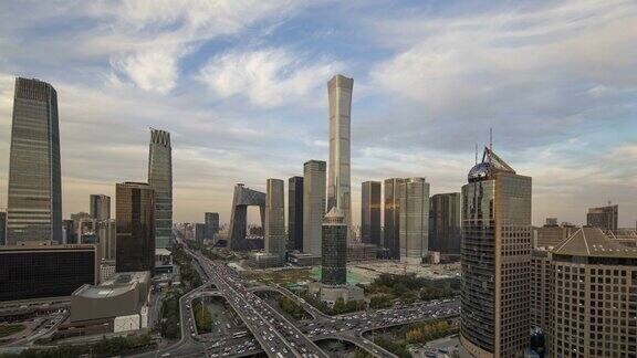 4000时空带北京中央商务区建筑中国城市景观