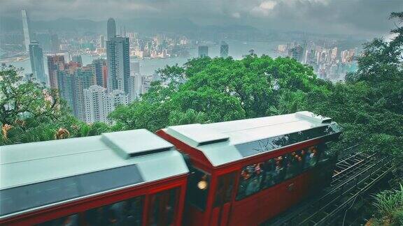 香港太平山缆车