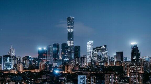 北京夜景延时