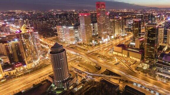 时光流逝中国北京的未来城市景观