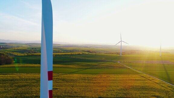 农业领域的风力涡轮机