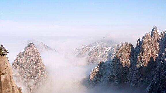 黄山冬季景观