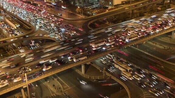 MSHATD鸟瞰图北京交通堵塞北京中国