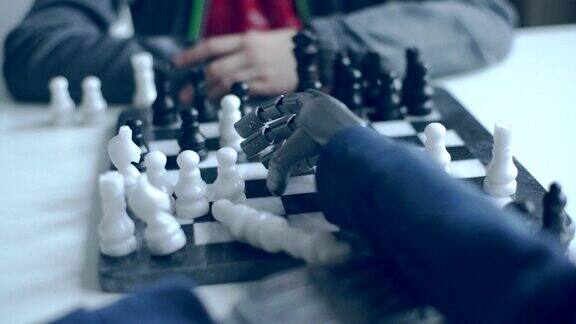 和机器人下棋机器的愤怒