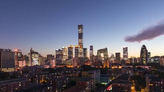 4K分辨率的时间间隔-北京从白天到夜晚