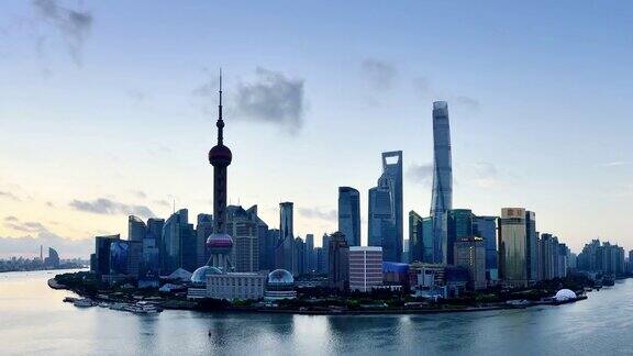 上海城市景观鸟瞰图上海中国