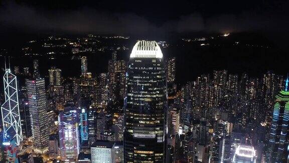 观赏香港市区夜景