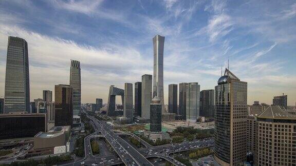 4000时空带北京中央商务区建筑中国城市景观