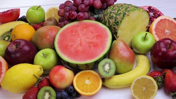 健康饮食的各种新鲜水果