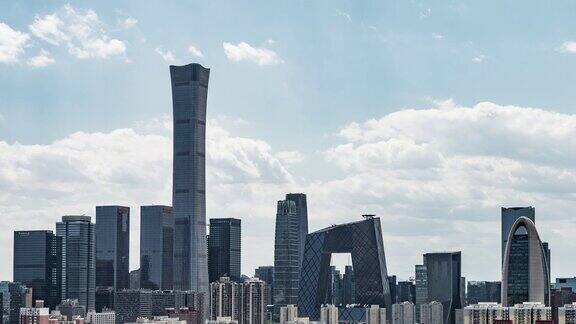 鸟瞰图北京天际和市中心北京中国