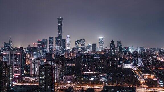 北京曾是cbd夜景