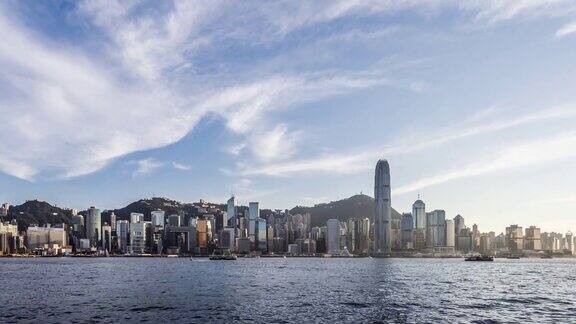 时光流逝-香港的摩天大楼(放大)