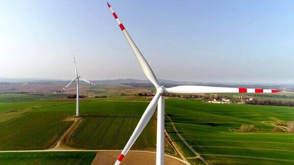 空中的风车农场电力能源生产