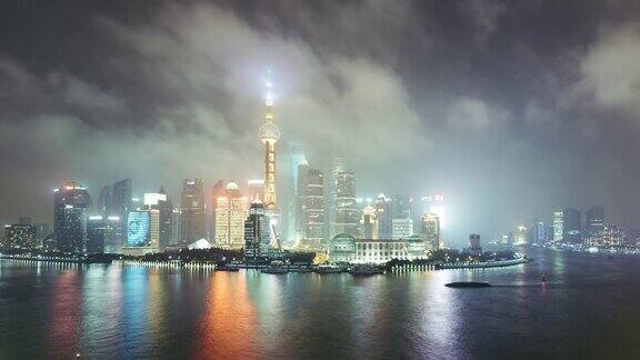 夜间俯瞰上海中国上海